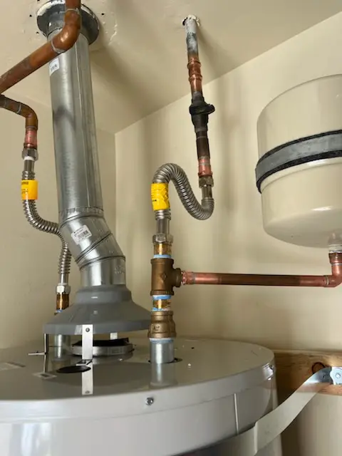 Water heater installation and plumbing repair in Amity